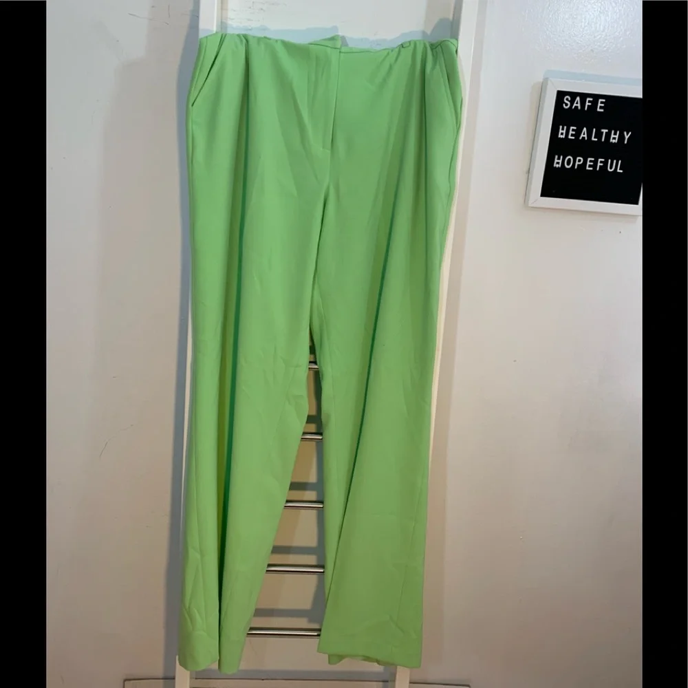 Yarns & Stitches Green Vintage Slacks - Picture 1 of 9
